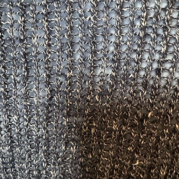 Athleta Heather Blue Woven Open Cardigan Size Small - Picture 5 of 7